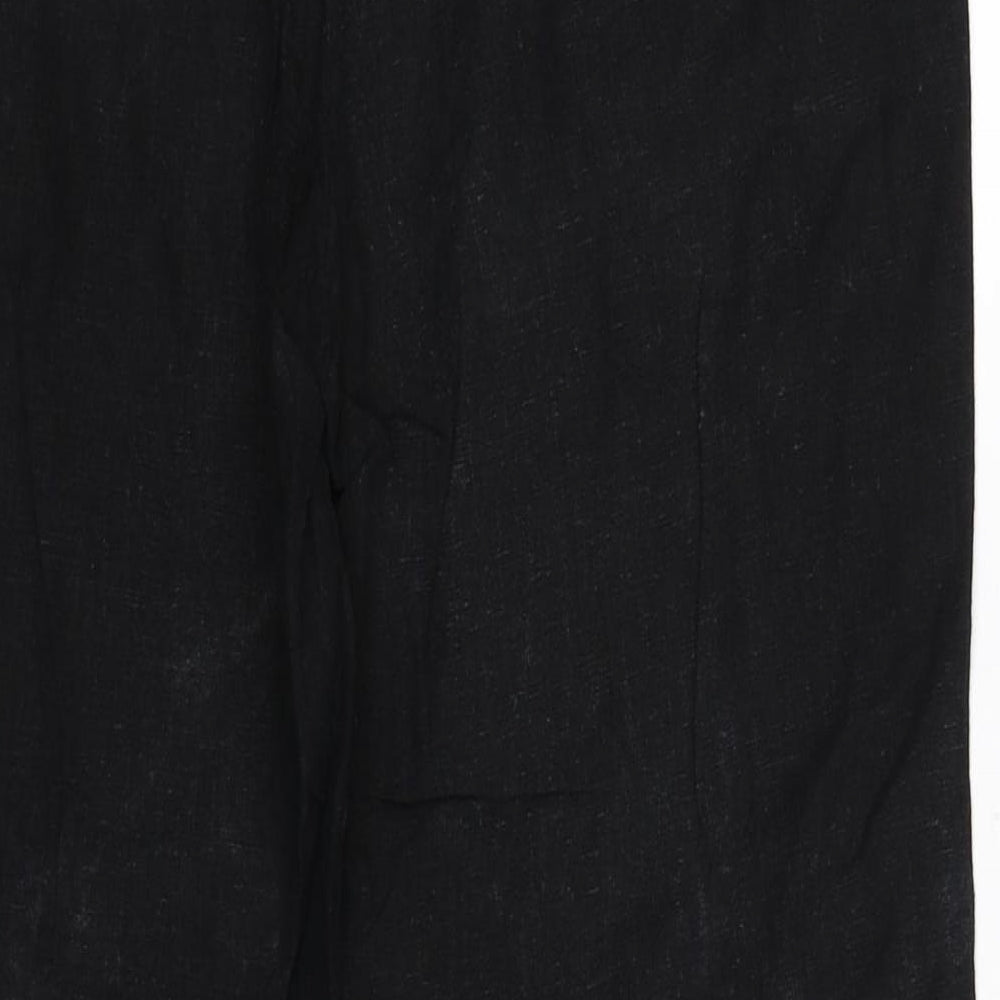 BHS Womens Black   Trousers  Size 10 L28 in