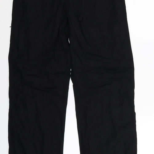 TU Womens Black   Trousers  Size 10 L30 in