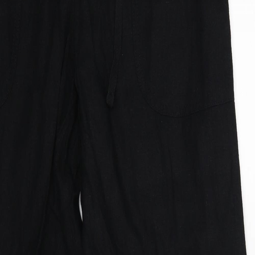 TU Womens Black   Trousers  Size 10 L30 in