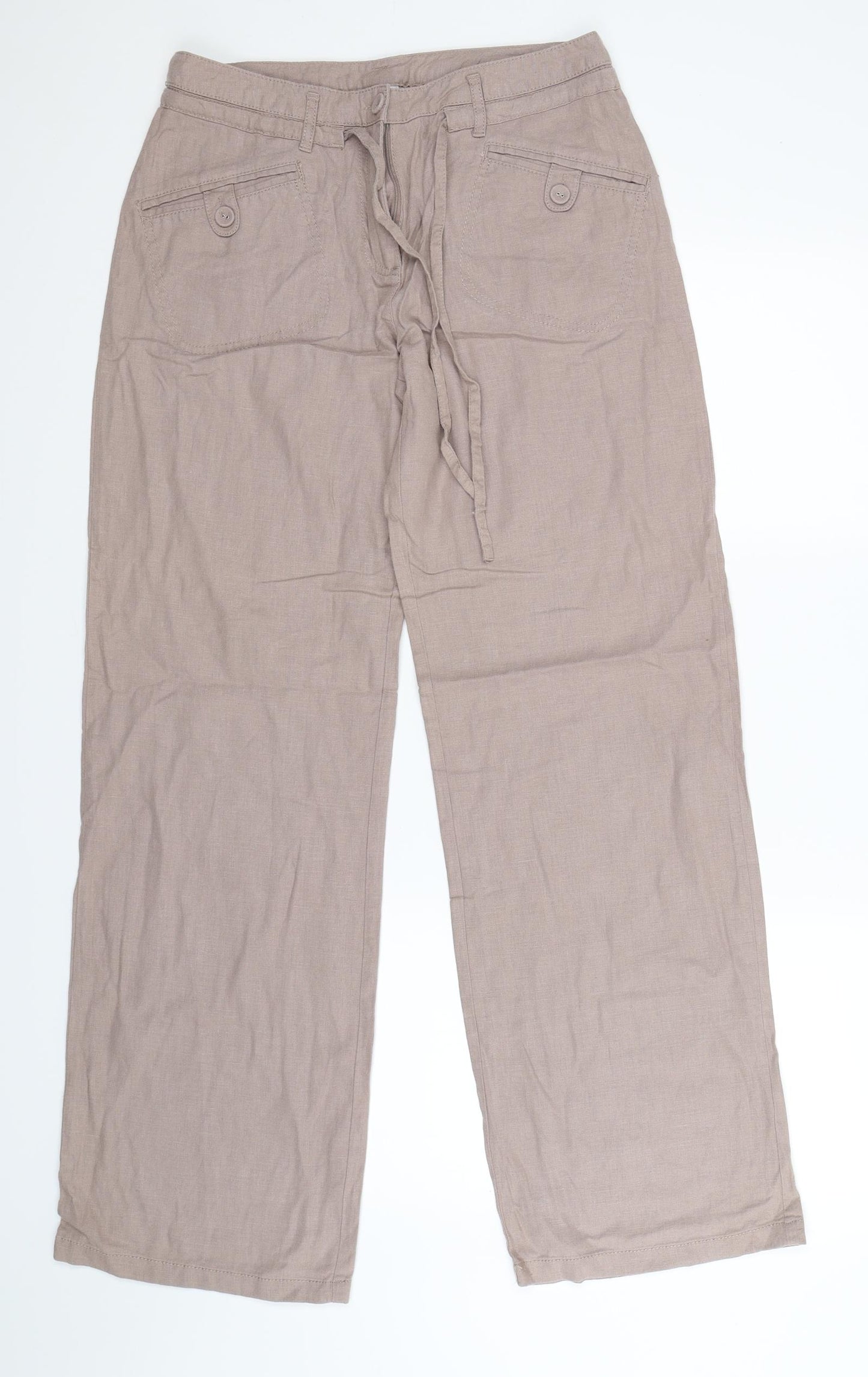 NEXT Womens Grey   Trousers  Size 10 L31 in