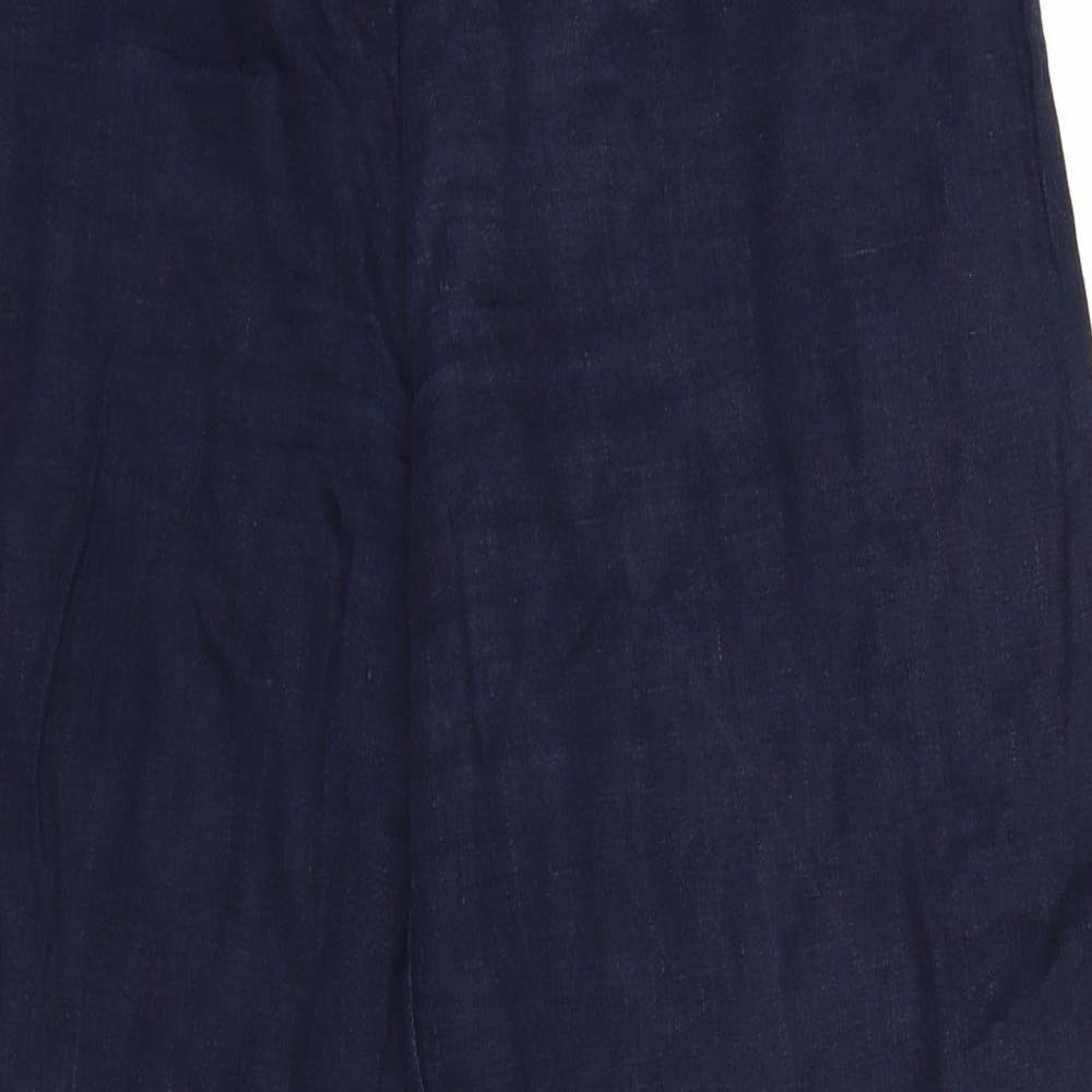Crea Womens Blue   Trousers  Size 10 L31 in