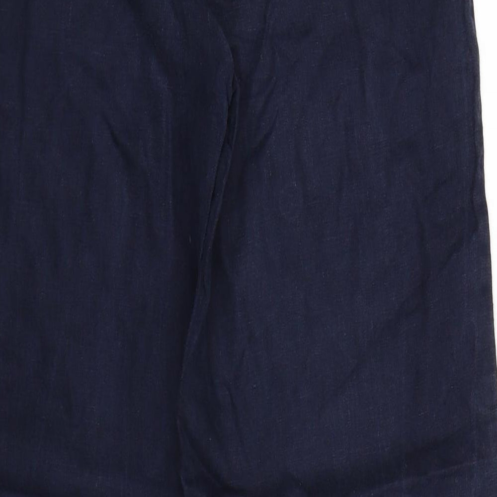 Crea Womens Blue   Trousers  Size 10 L31 in
