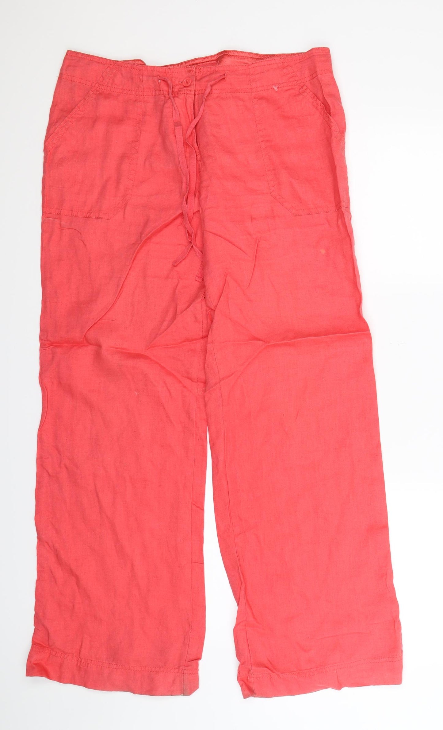 Atmosphere Womens Pink   Trousers  Size 12 L31 in