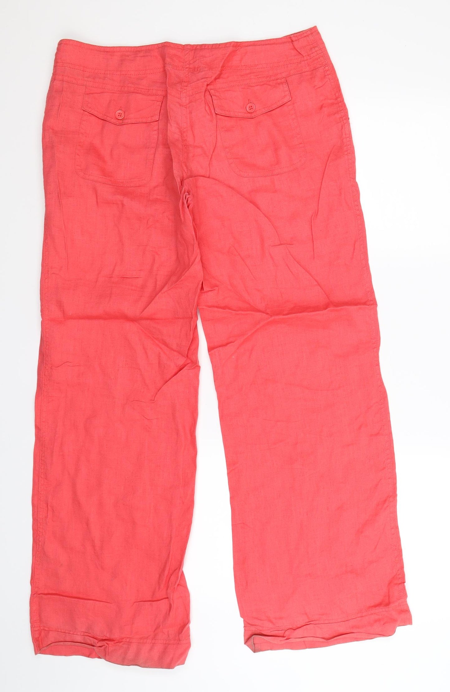 Atmosphere Womens Pink   Trousers  Size 12 L31 in