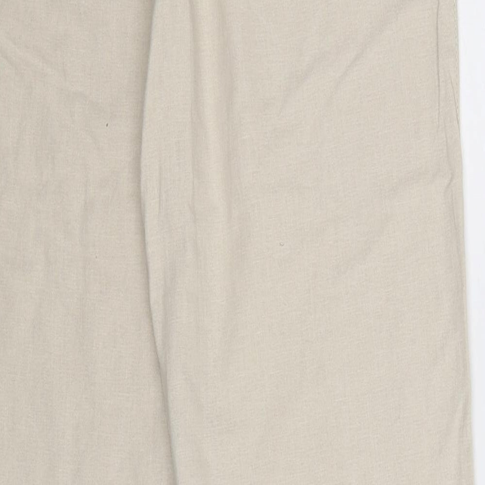 New Look Womens Beige   Trousers  Size 8 L28 in