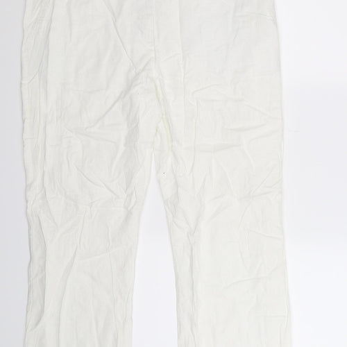 George Womens White   Trousers  Size 16 L29 in