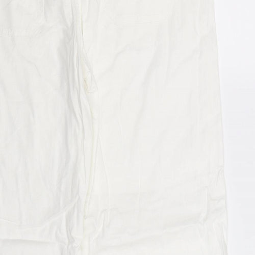 George Womens White   Trousers  Size 14 L30 in