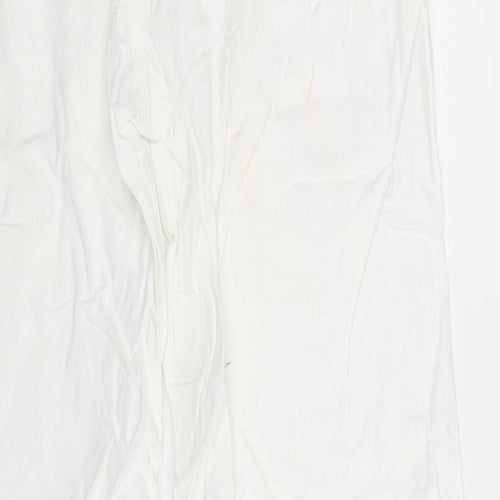 NEXT Womens White   Trousers  Size 12 L29 in