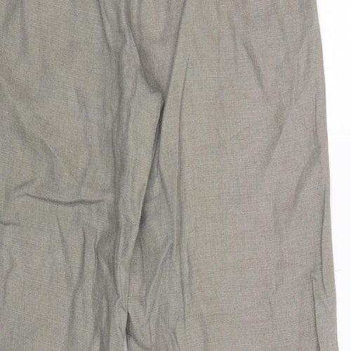 Per Una Womens Grey   Trousers  Size 10 L29 in