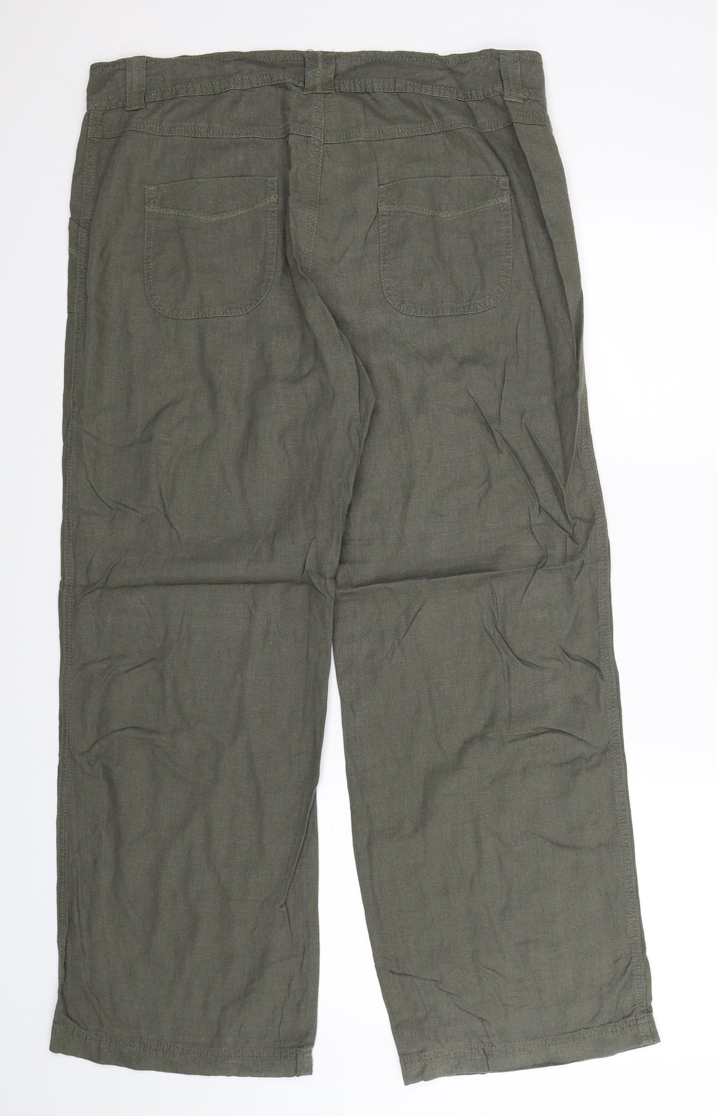 Marks and Spencer Womens Grey   Trousers  Size 16 L31 in
