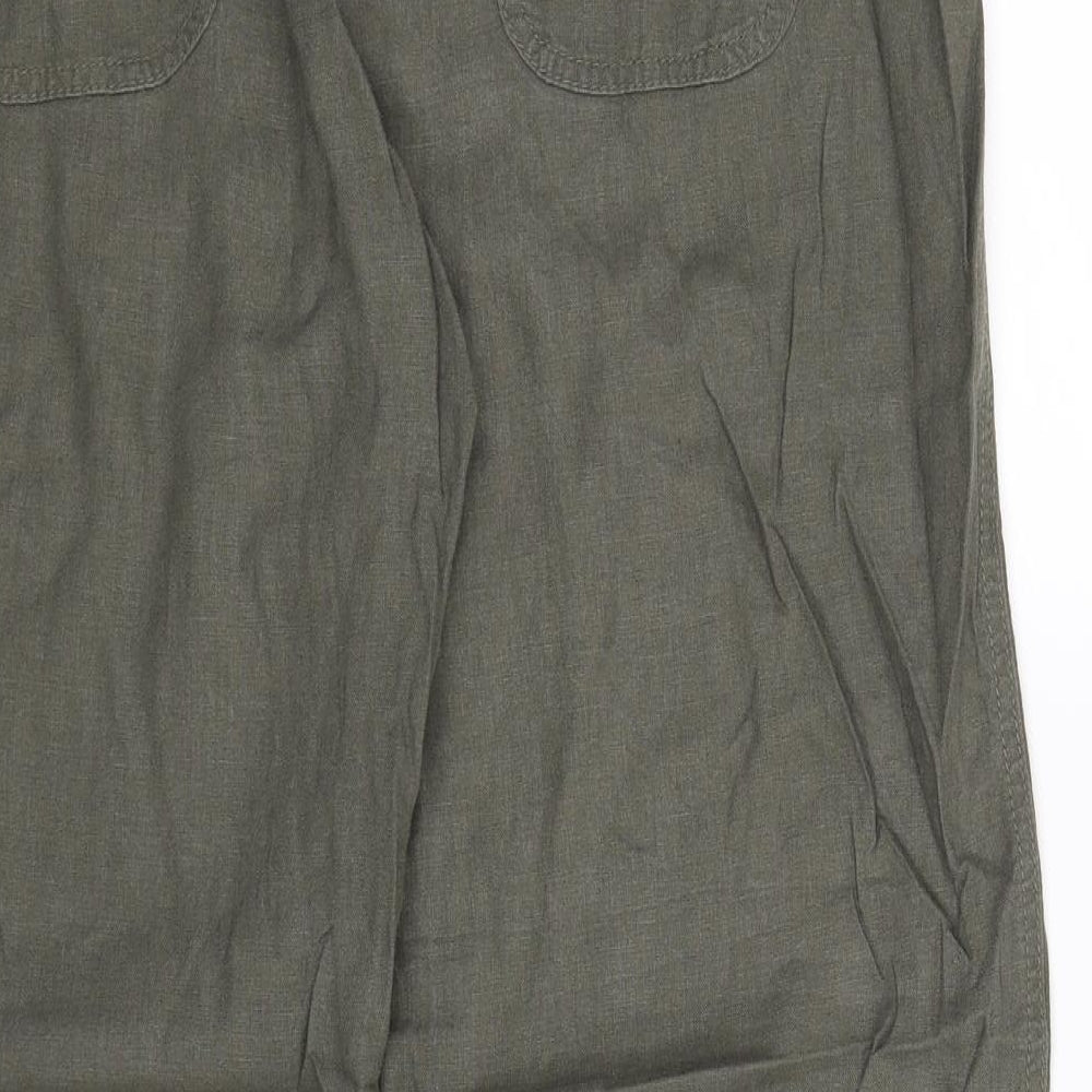 Marks and Spencer Womens Grey   Trousers  Size 16 L31 in