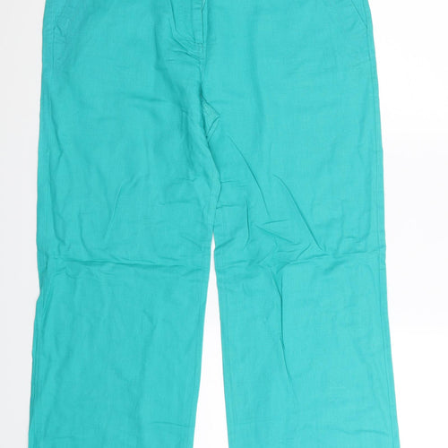 Dunnes Stores Womens Green   Trousers  Size 14 L30 in