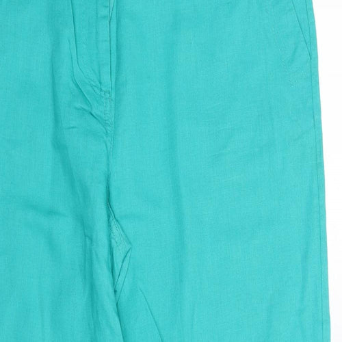 Dunnes Stores Womens Green   Trousers  Size 14 L30 in