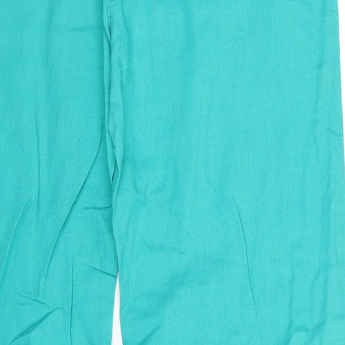 Dunnes Stores Womens Green   Trousers  Size 14 L30 in
