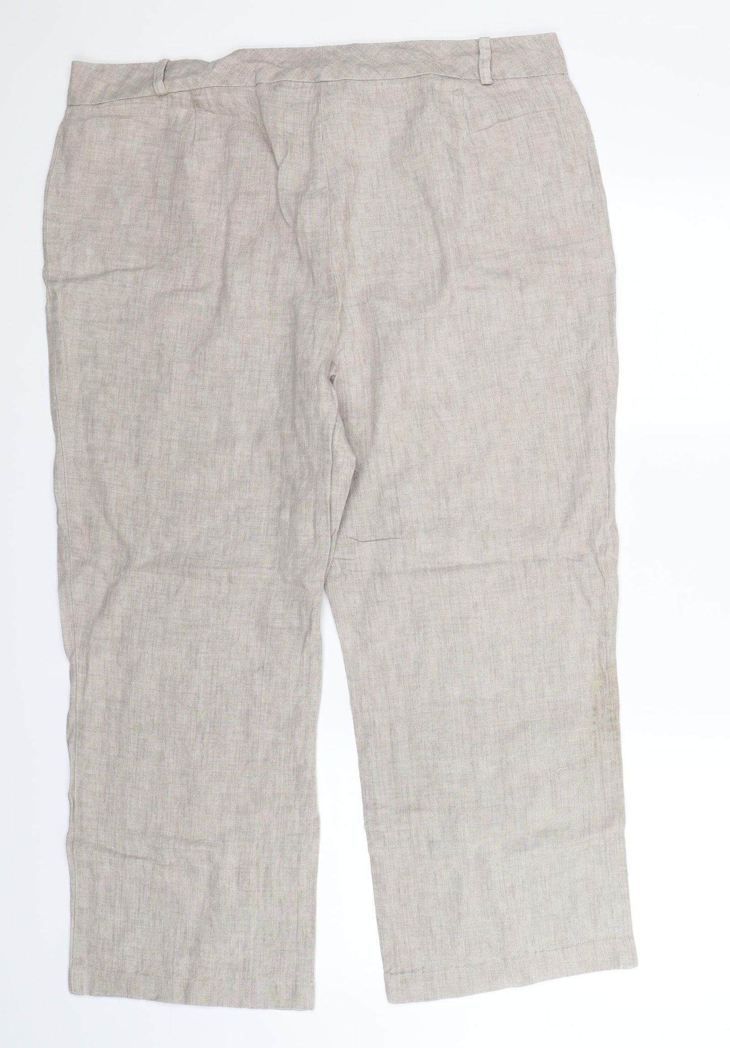 Marks and Spencer Womens Grey   Trousers  Size 18 L25 in