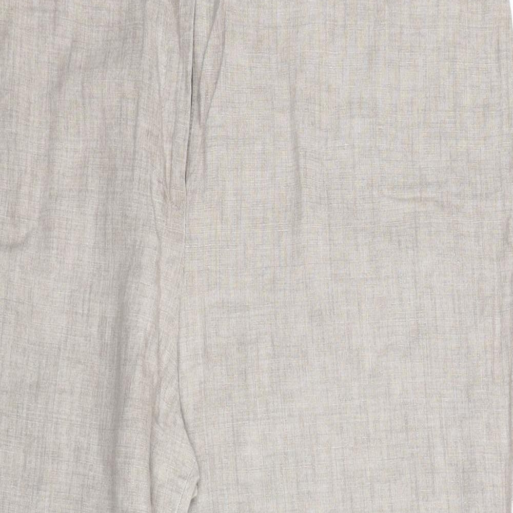 Marks and Spencer Womens Grey   Trousers  Size 18 L25 in
