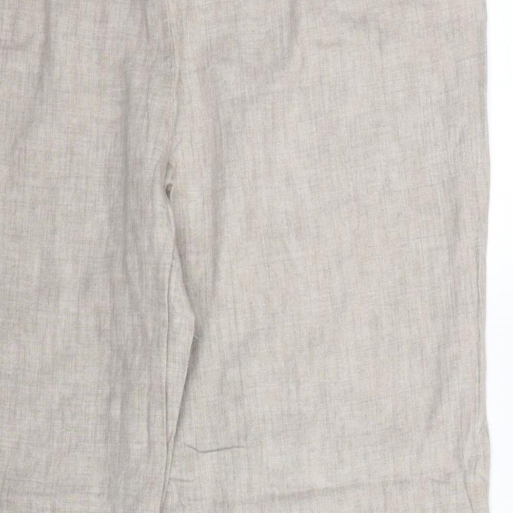 Marks and Spencer Womens Grey   Trousers  Size 18 L25 in