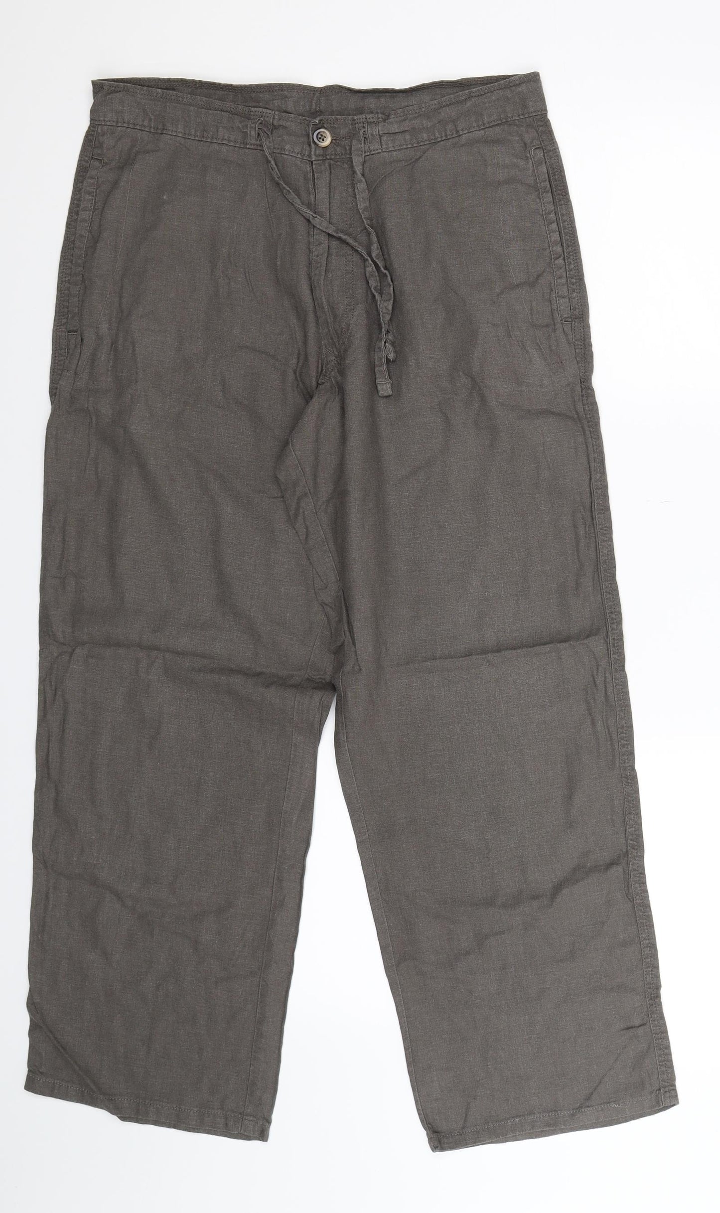 Marks and Spencer Mens Grey   Trousers  Size 32 L30 in