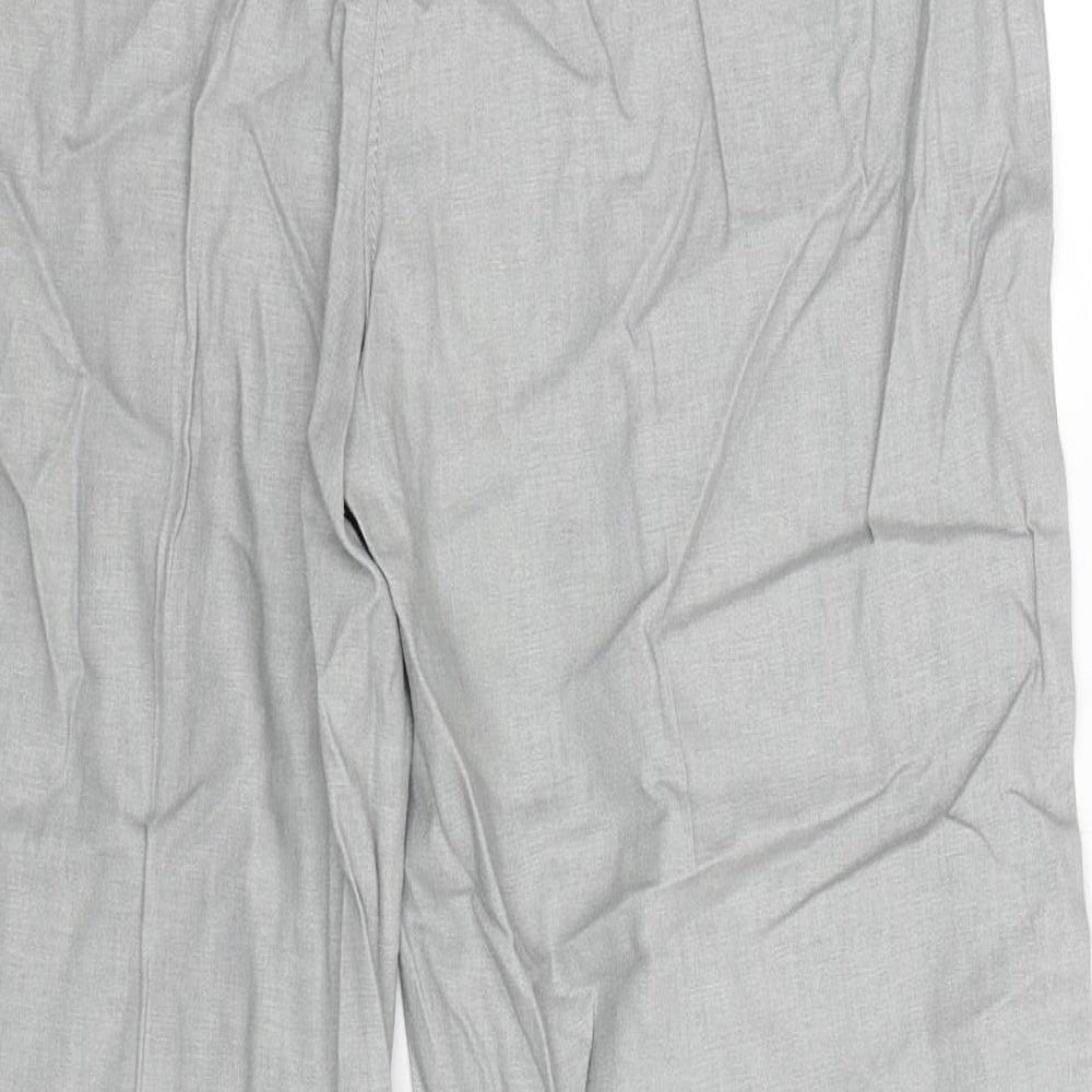 Per Una Womens Grey   Trousers  Size 12 L27 in