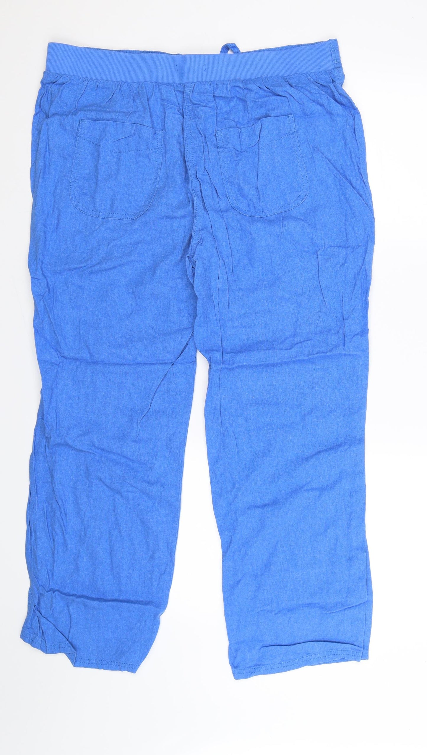 George Womens Blue   Trousers  Size 14 L26 in