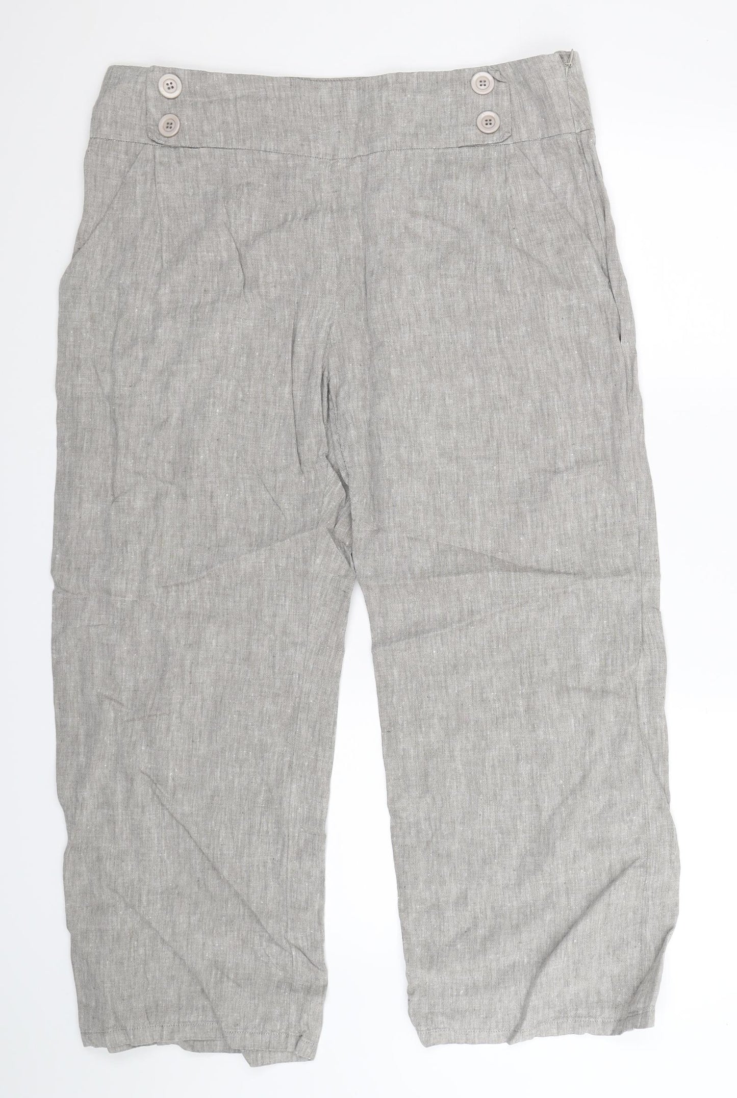 TU Womens Grey   Trousers  Size 16 L27 in
