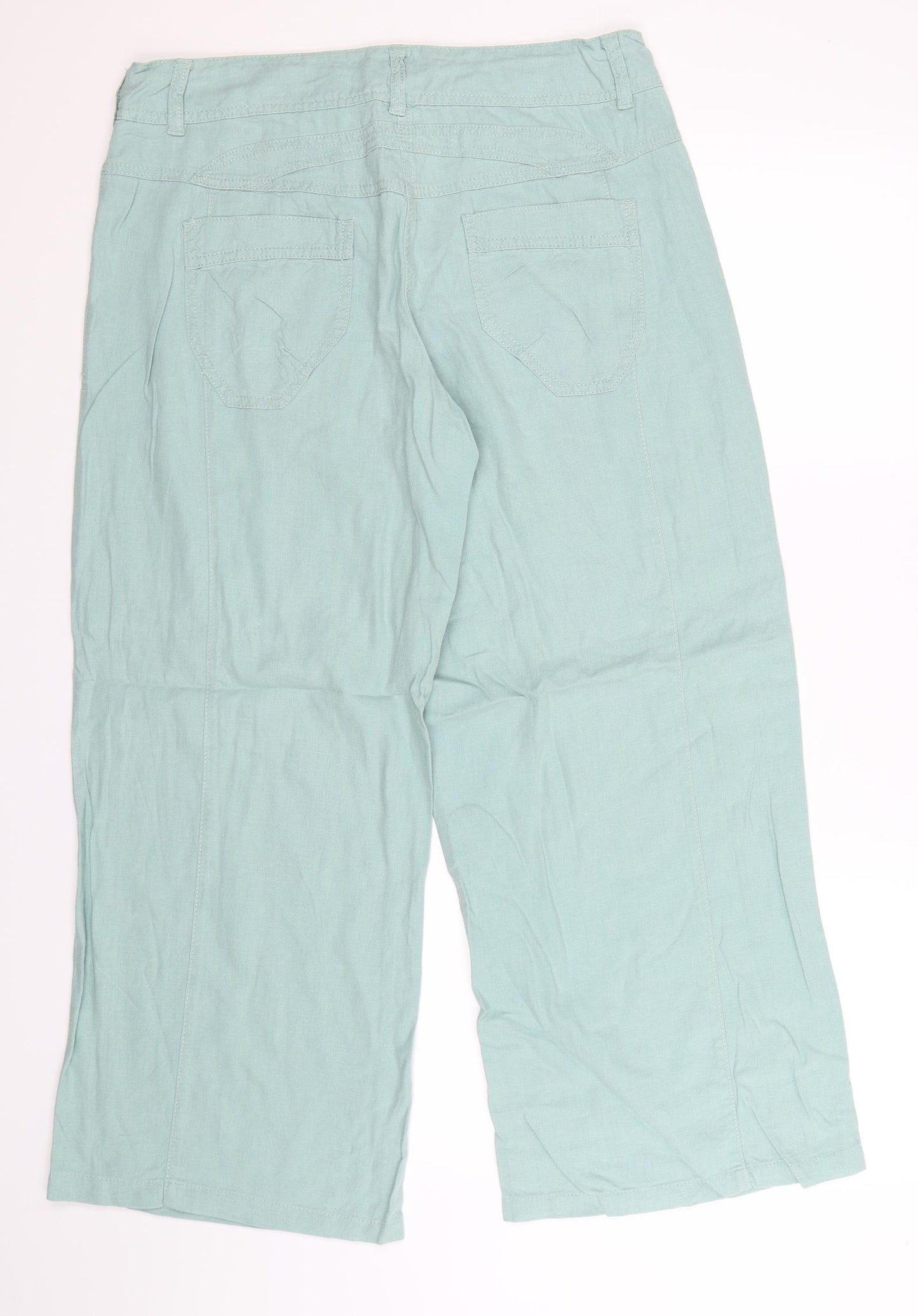 NEXT Womens Green   Trousers  Size 14 L28 in