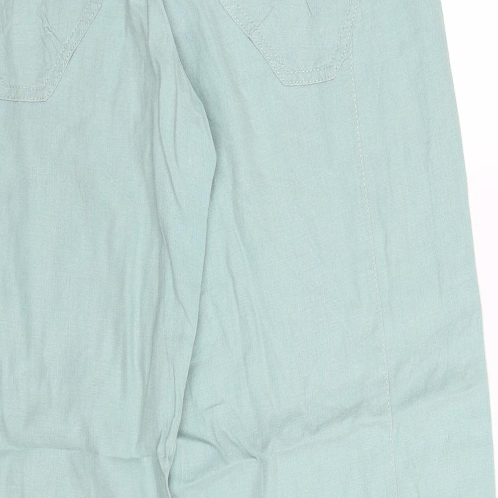 NEXT Womens Green   Trousers  Size 14 L28 in