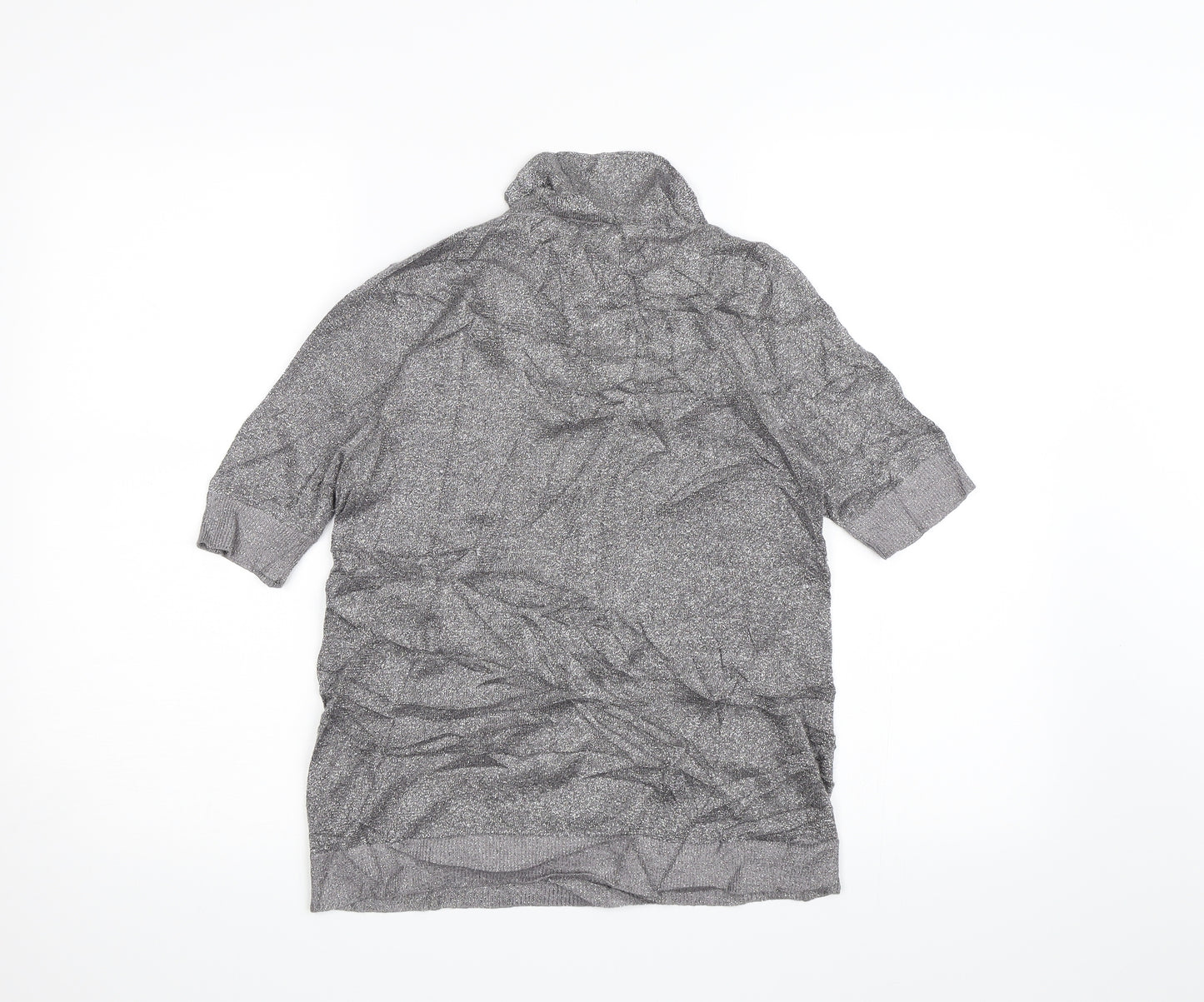 Aphorism Womens Silver  Knit Pullover Jumper Size 14