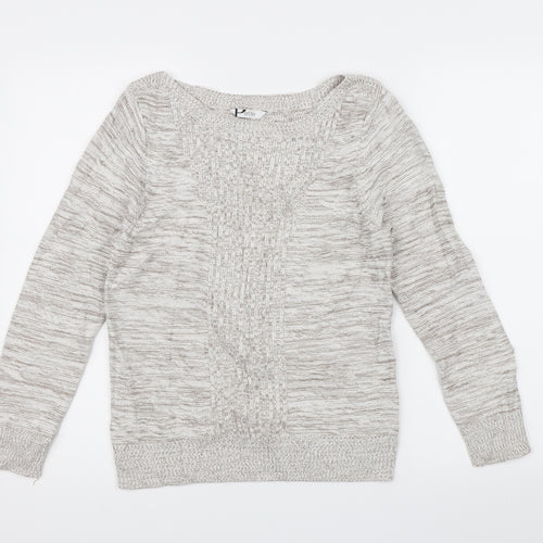 BHS Womens Ivory  Knit Pullover Jumper Size 12