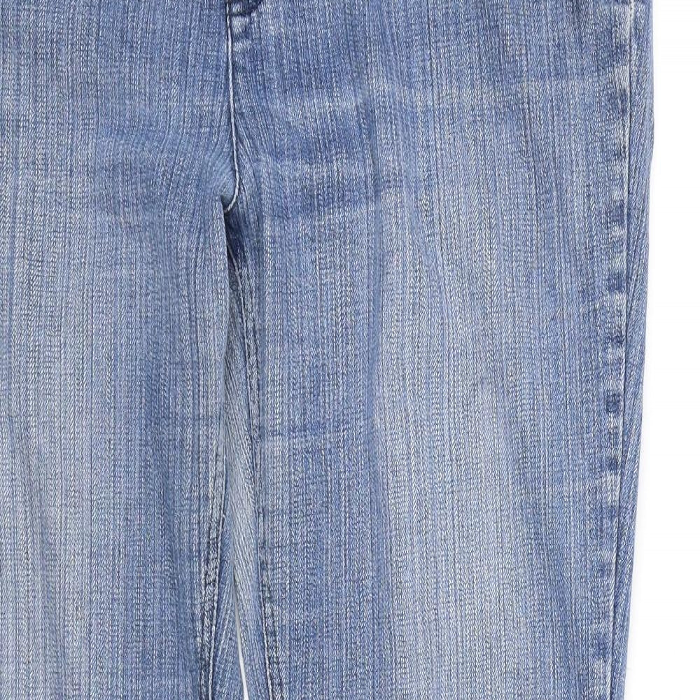 Debenhams Womens Blue  Denim Straight Jeans Size 18 L30 in - Jeans