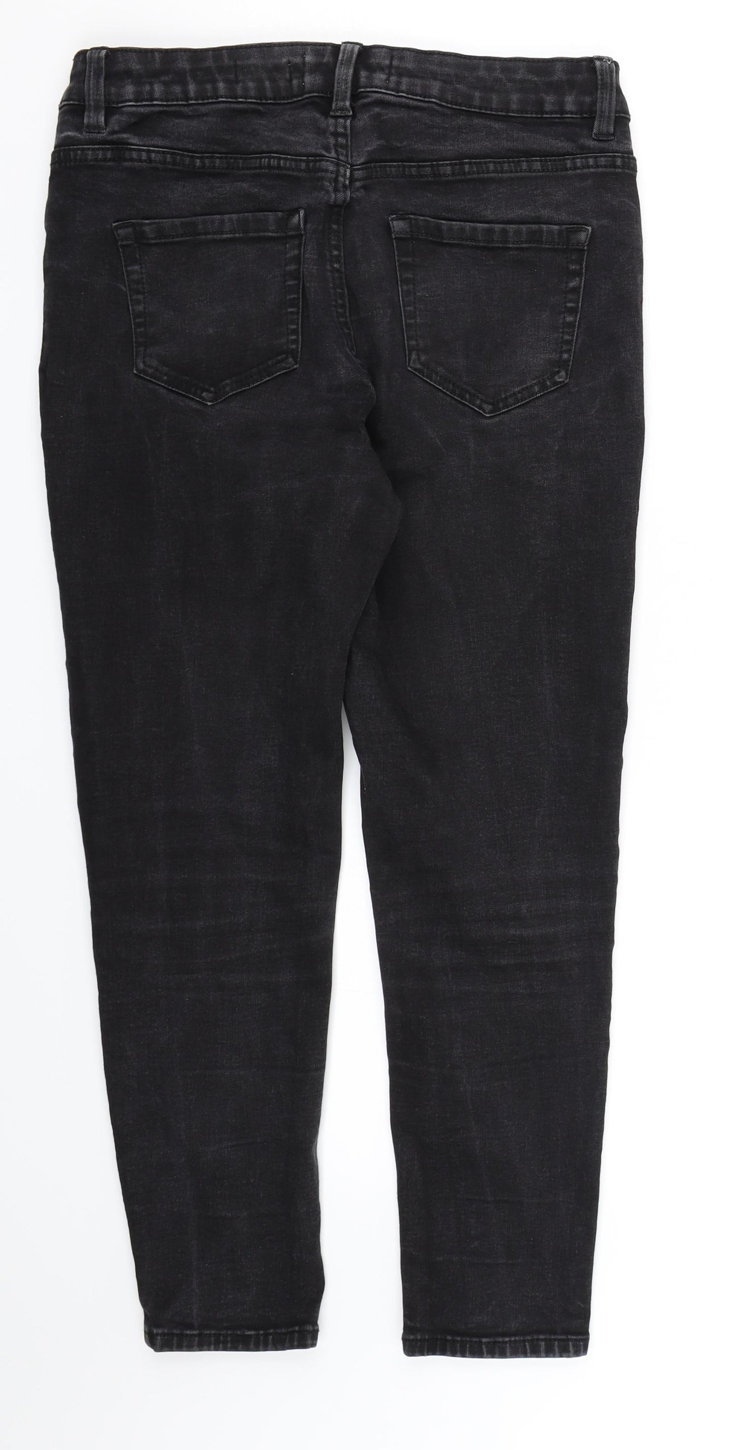 New Look Womens Black  Denim Skinny Jeans Size 12 L24 in
