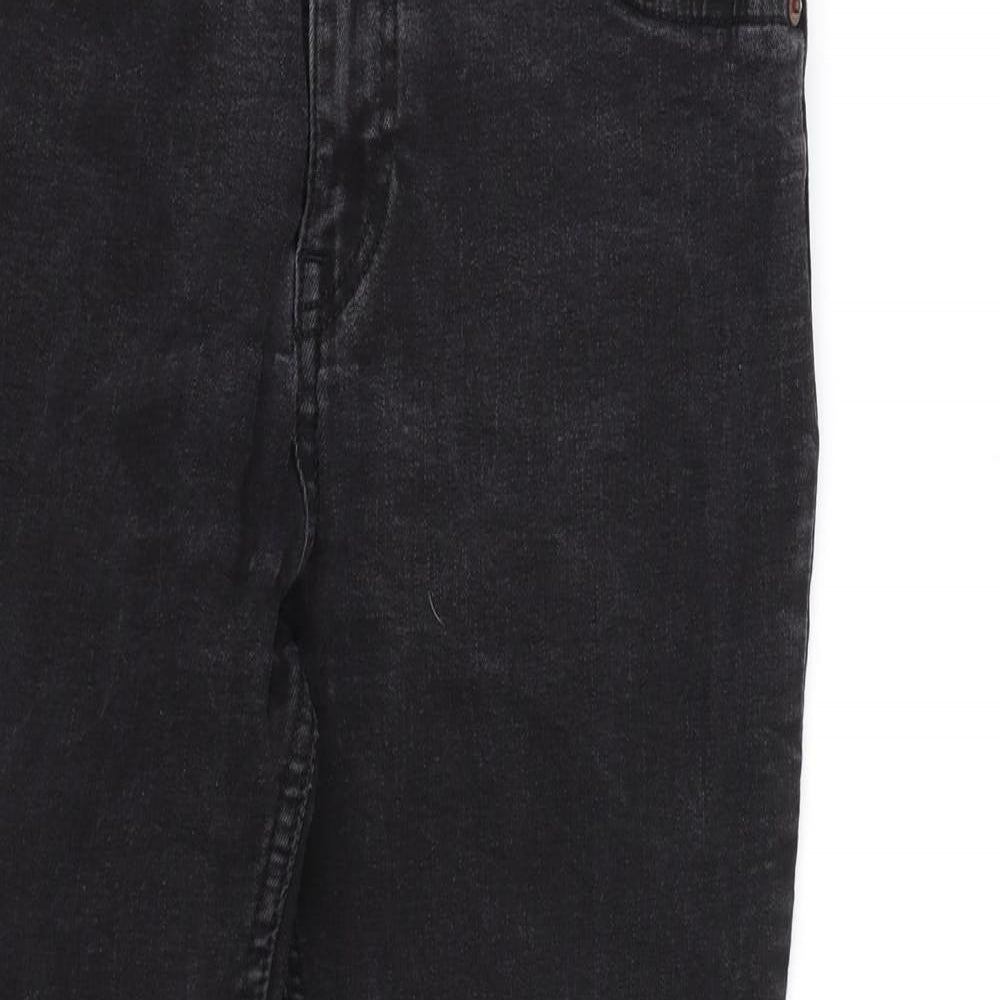 New Look Womens Black  Denim Skinny Jeans Size 12 L24 in