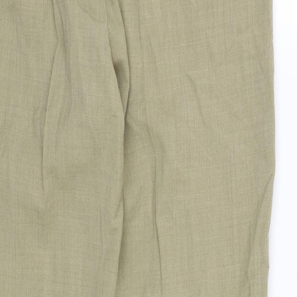 Preworn Womens Green  Canvas Trousers  Size 10 L27 in