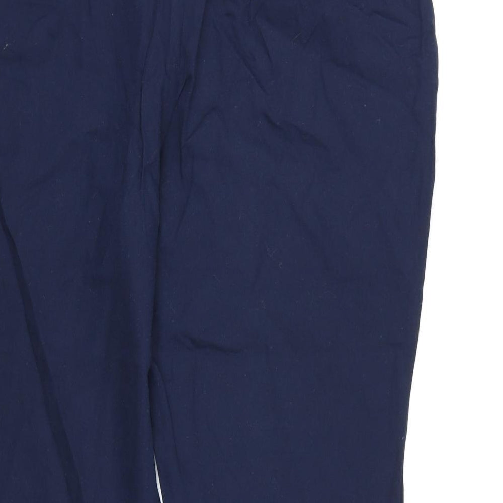 Atmosphere Womens Blue   Cropped Trousers Size 14 L21 in