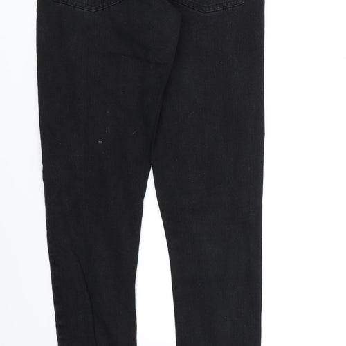 Denim CO. Womens Black  Denim Straight Jeans Size 10 L30 in