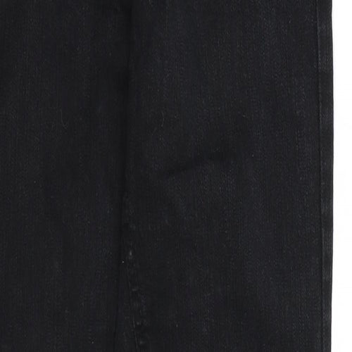 Denim CO. Womens Black  Denim Straight Jeans Size 10 L30 in