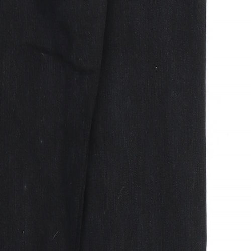 Denim CO. Womens Black  Denim Straight Jeans Size 10 L30 in