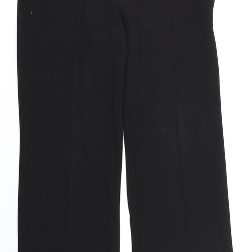 Atmosphere Womens Black  Rayon Dress Pants Trousers Size 10 L30 in