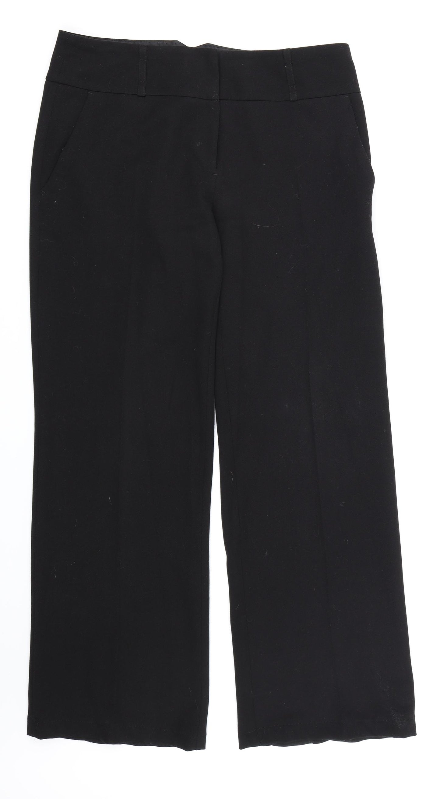 Atmosphere Womens Black  Rayon Dress Pants Trousers Size 10 L30 in