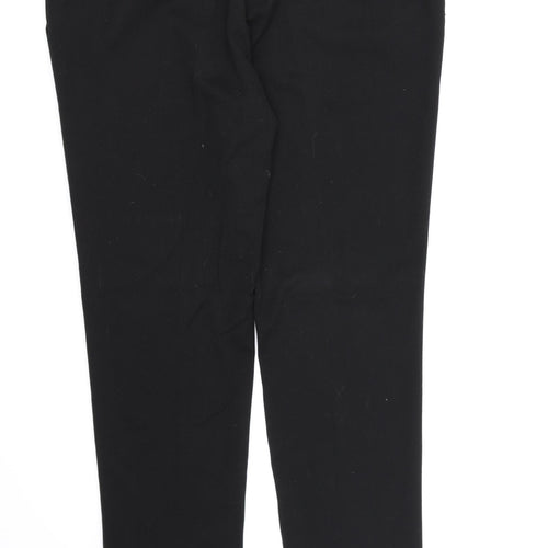 Warehouse Womens Black  Rayon Dress Pants Trousers Size 14 L28 in