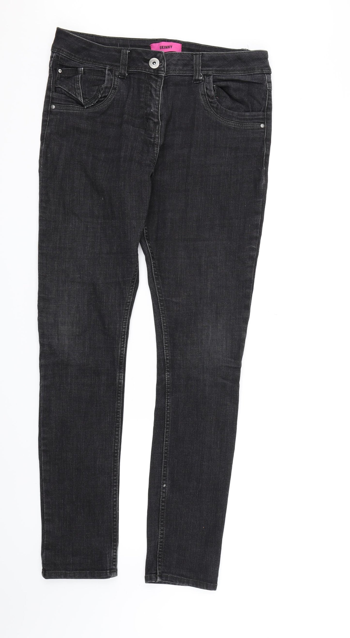 George Womens Black  Denim Skinny Jeans Size 12 L31 in - Skinny Jeans