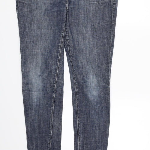 NEXT Womens Blue  Denim Skinny Jeans Size 14 L31 in