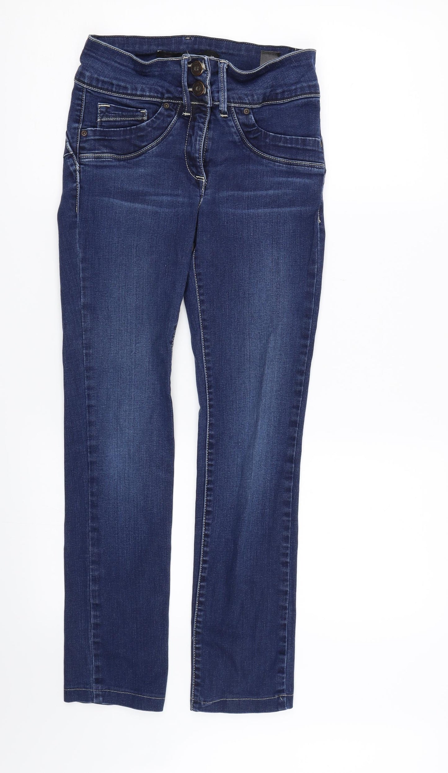 NEXT Womens Blue  Denim Skinny Jeans Size 6 L26 in