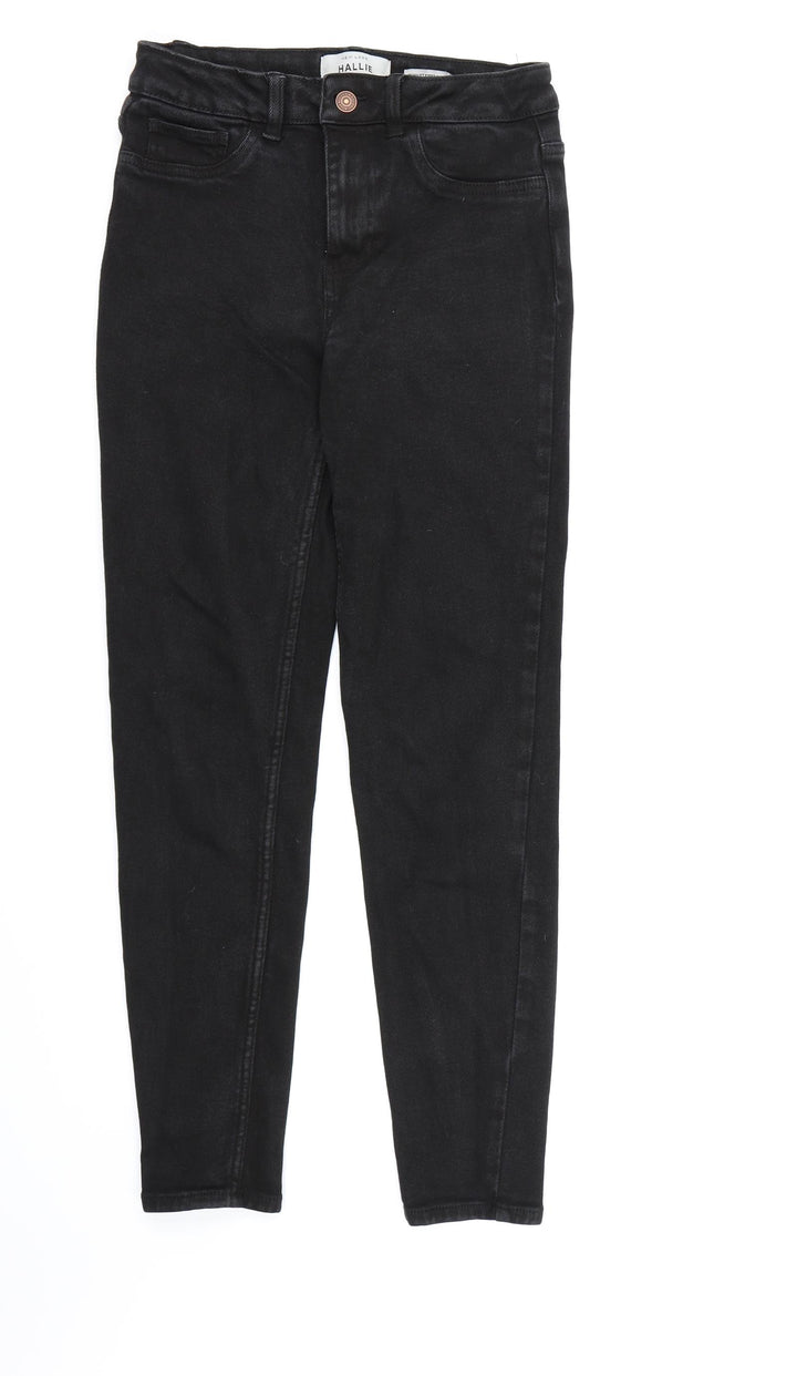 New Look Womens Black  Denim Skinny Jeans Size 10 L27 in