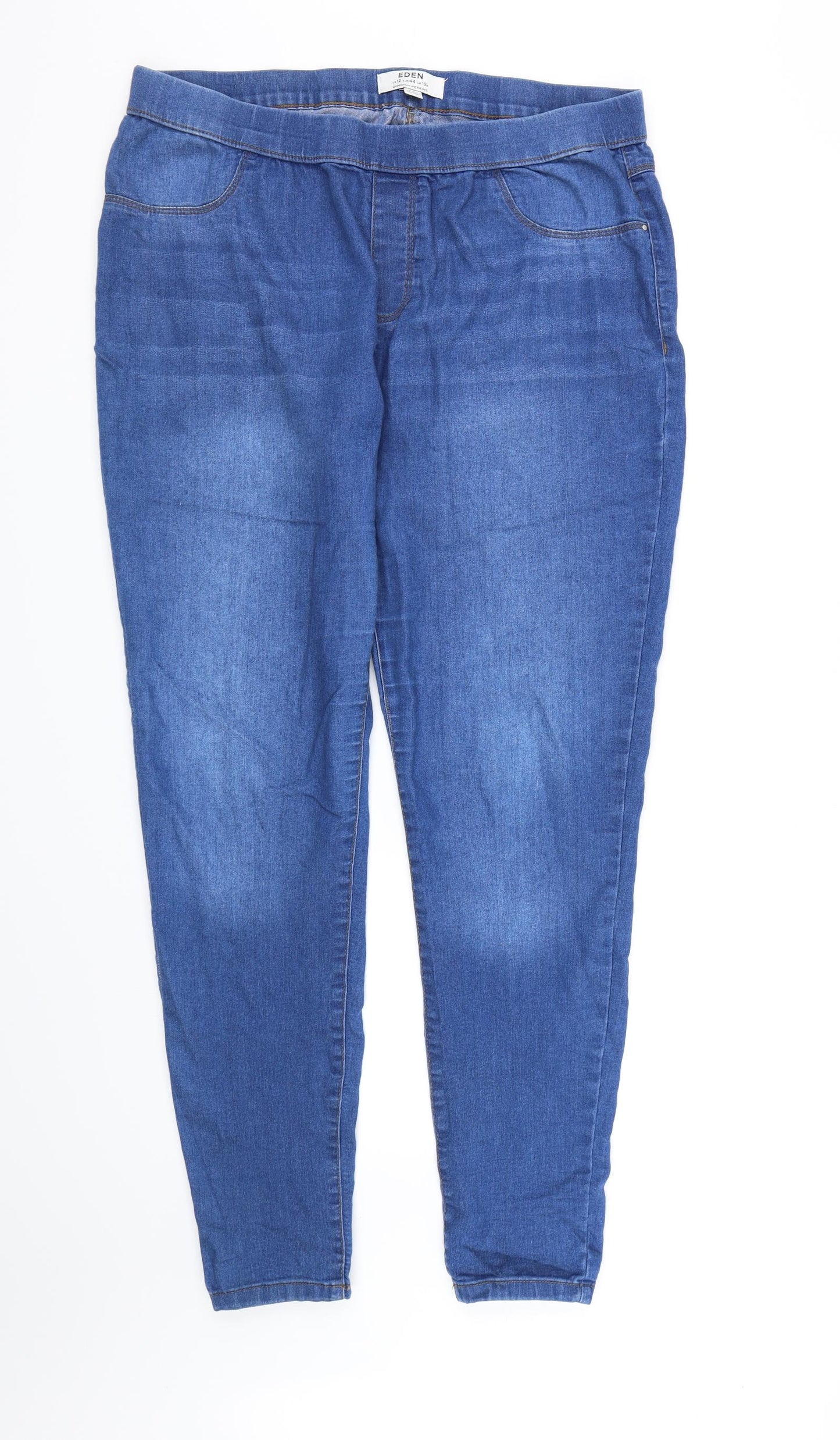 Dorothy Perkins Womens Blue  Denim Jegging Jeans Size 16 L30 in