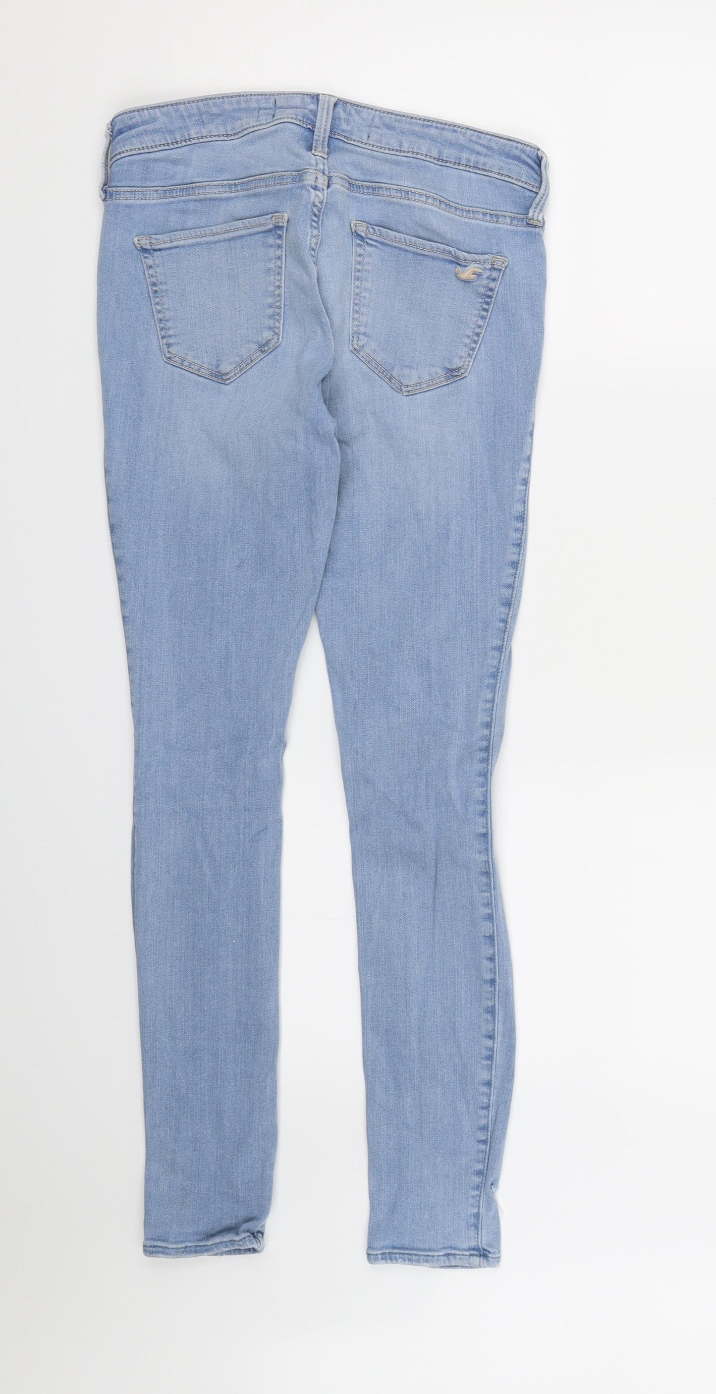 Hollister Womens Blue  Denim Skinny Jeans  L28 in - Ripped Jeans