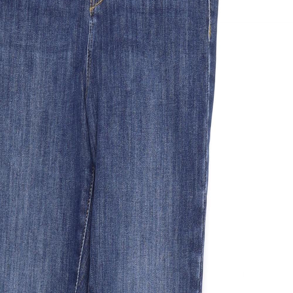 F&F Womens Blue  Denim Skinny Jeans Size 8 L28 in