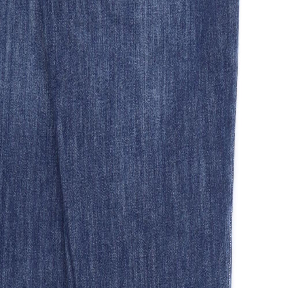 F&F Womens Blue  Denim Skinny Jeans Size 8 L28 in