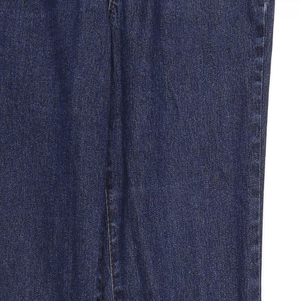 Dorothy Perkins Womens Blue  Denim Straight Jeans Size 12 L28 in
