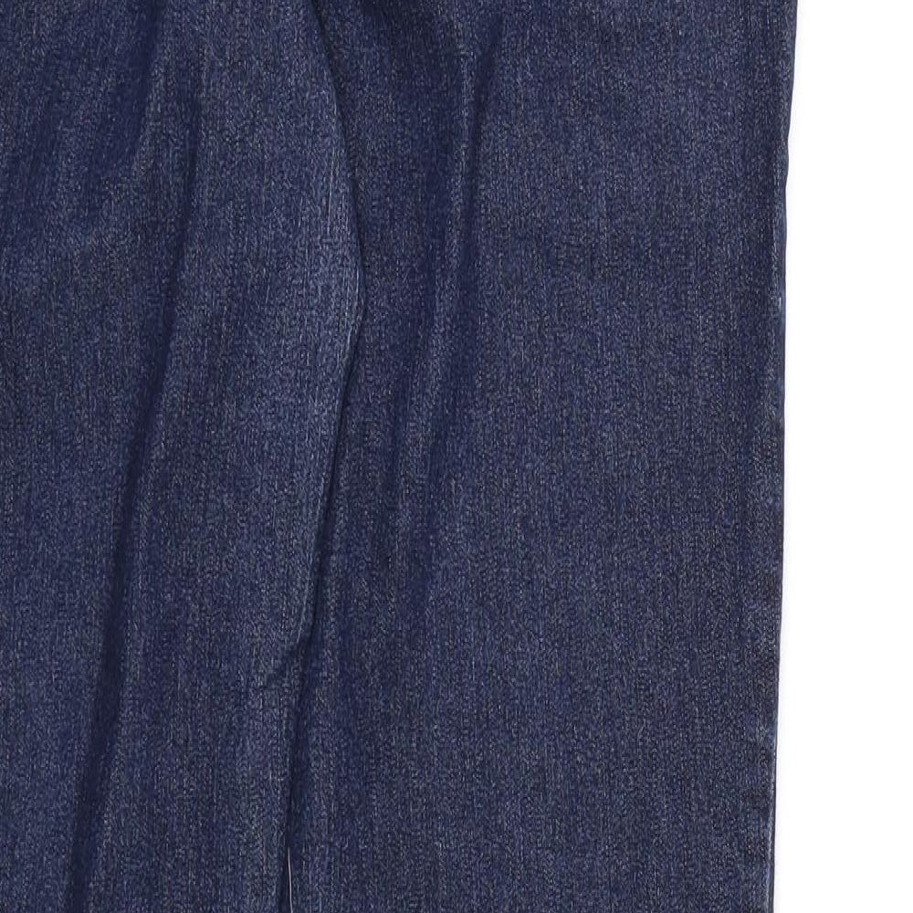 Dorothy Perkins Womens Blue  Denim Straight Jeans Size 12 L28 in
